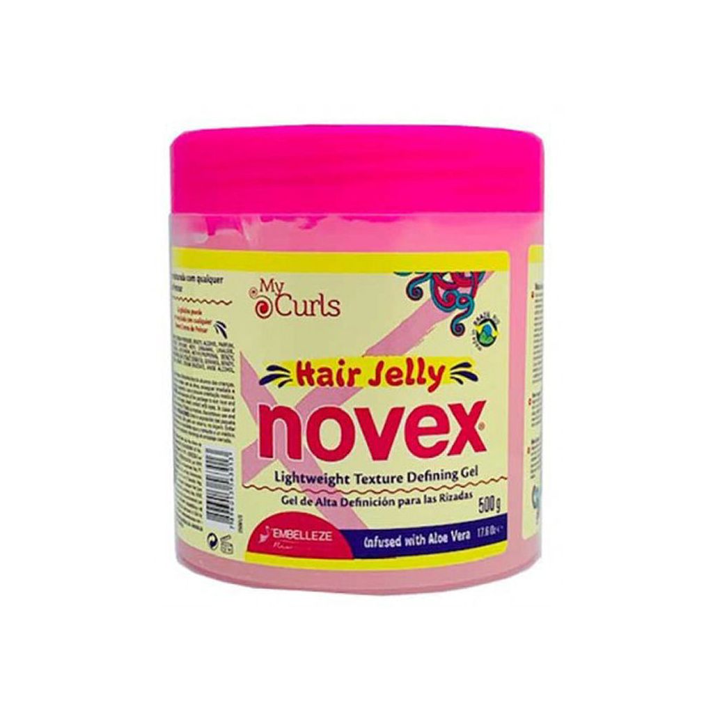My curls novex hair jelly lightweight texture defining gel 500g