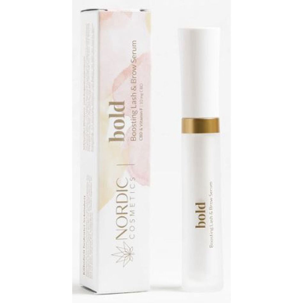 Nordic cosmetics lash & brow serum bold CBD & vitamin F 