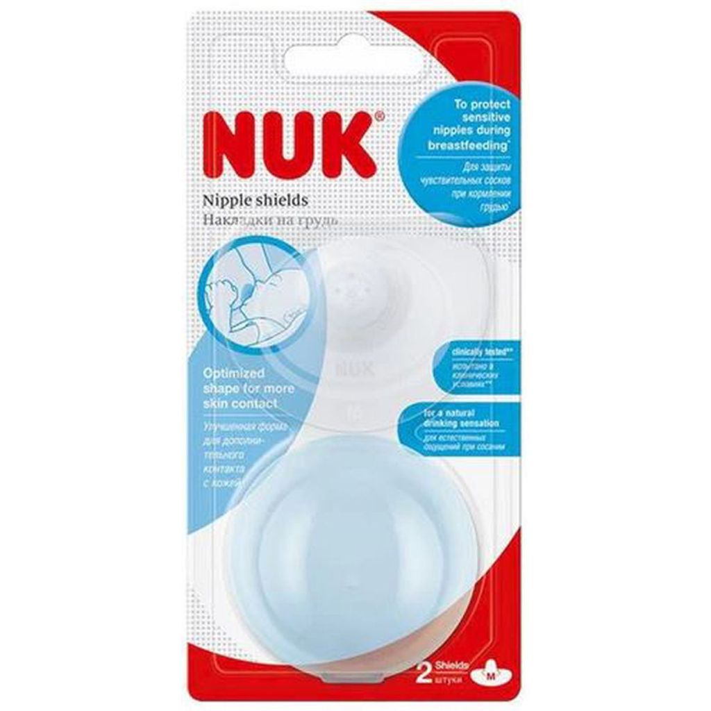 NUK nipple shields medium 2 stk