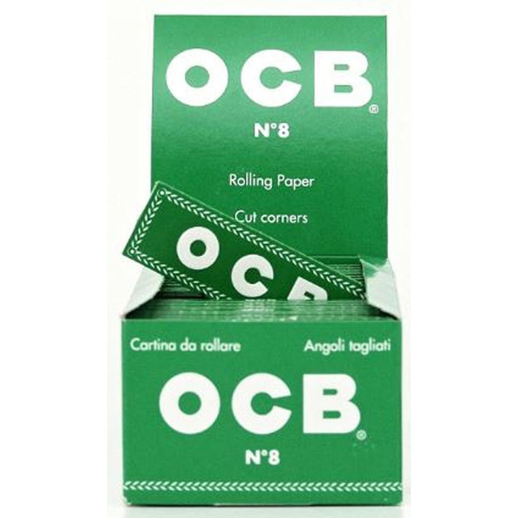 OCB rolling papers no. 8 50 pakker med 50 stk i hver pakke