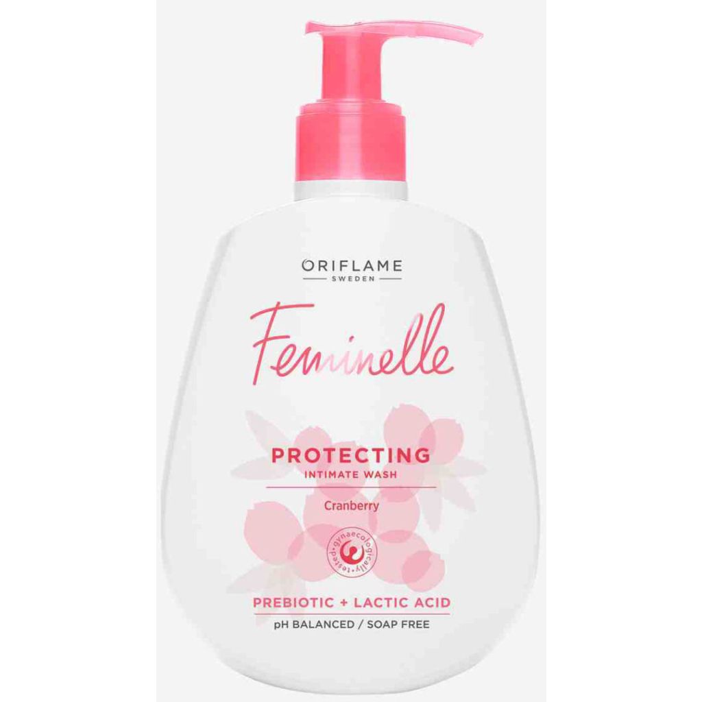 Oriflame sweden feminelle protecting intimate wash cranberry 300ml (dato)