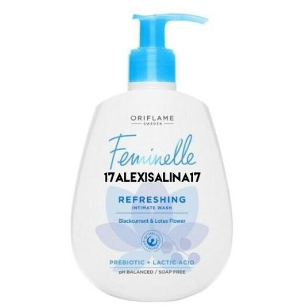 Oriflame sweden feminelle refreshing intimate wash blackcurrant & lotus flower 200ml