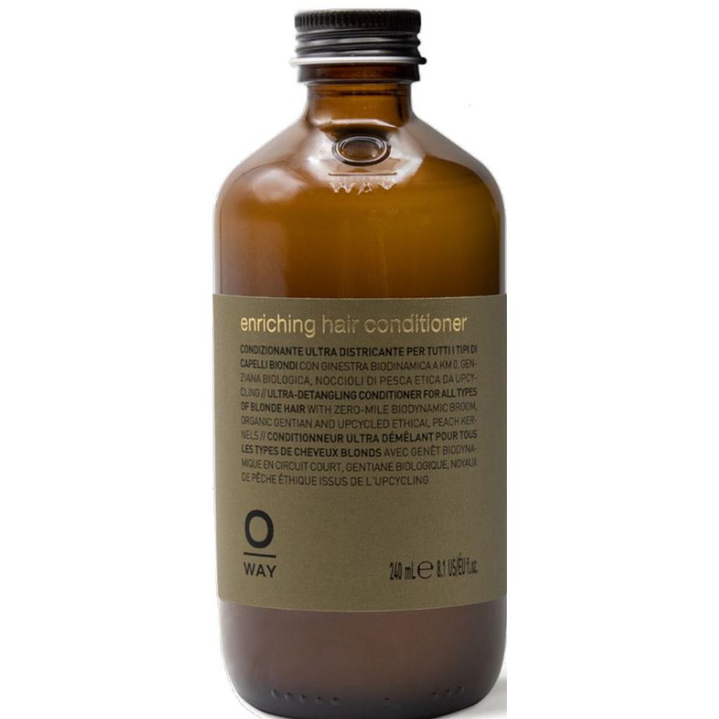 Oway enriching hair conditioner ultra-detangling for all types of blonde hair 240ml