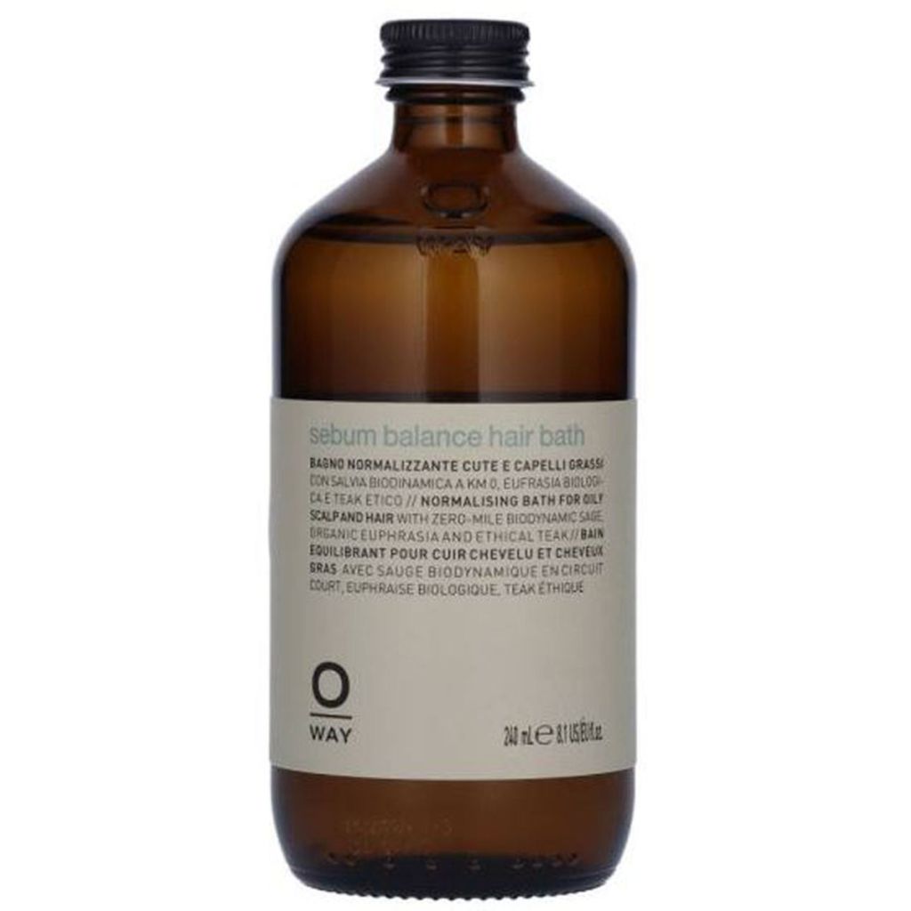 Oway sebum balance hair bath normalising bath for oily scalp and hair 240ml