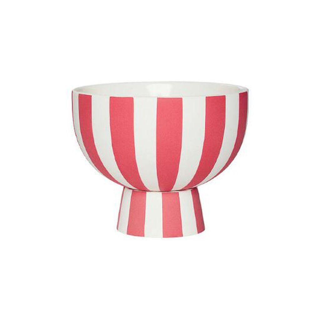 OYOY living design toppu mini bowl Ø12.5 x H10 cm 100% stoneware cherry red 