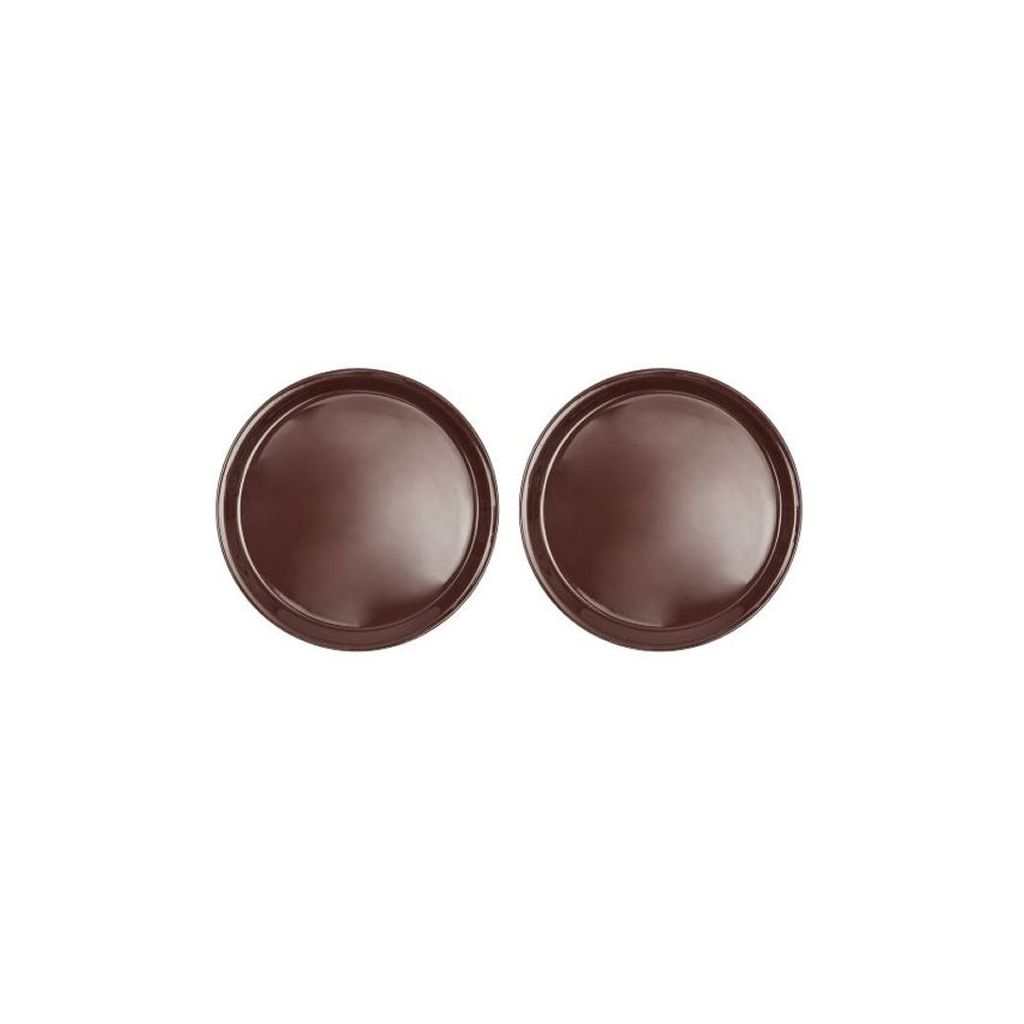 OYOY living design yuka dinner plate Ø27 x H1.9 cm 911 dark terracotta 2 stk