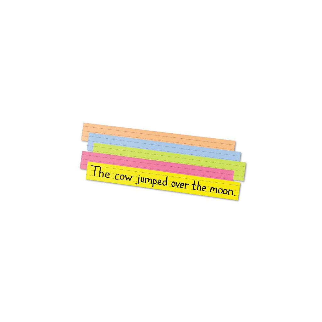 Pacon sentence strips 61x7,6cm 100 stk. mixfarvet