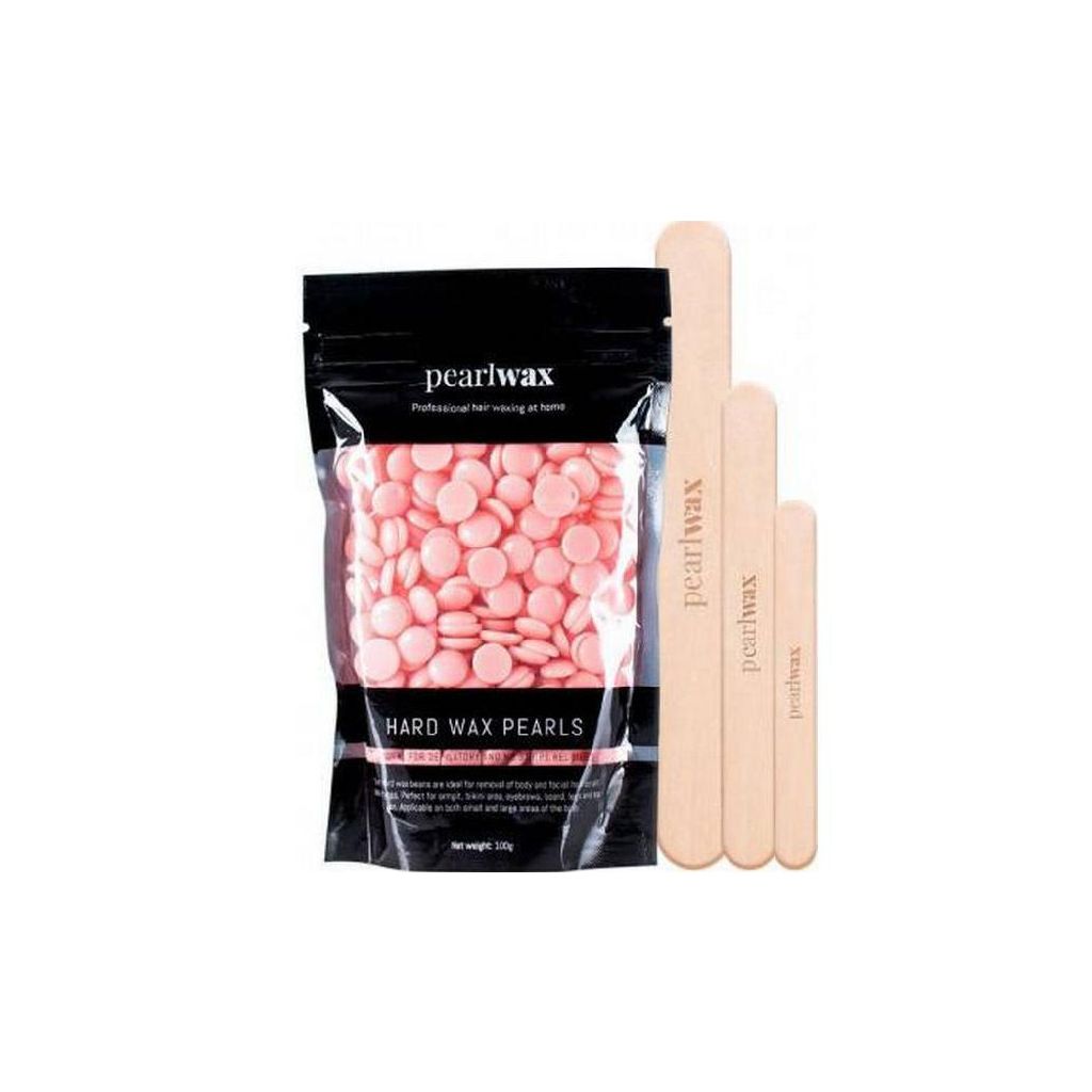 Pearlwax hard wax beans rose 100g