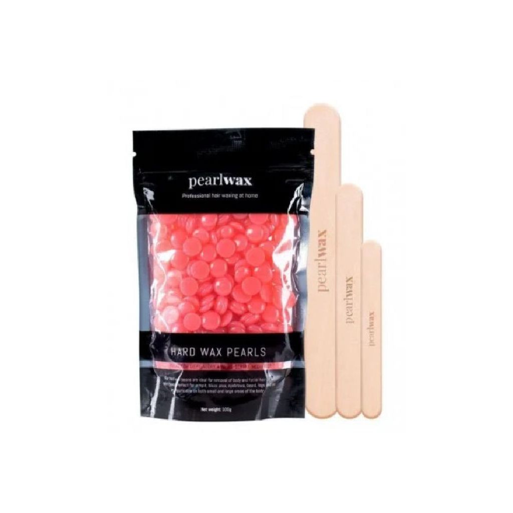 Pearlwax hard wax beans strawberry 100g