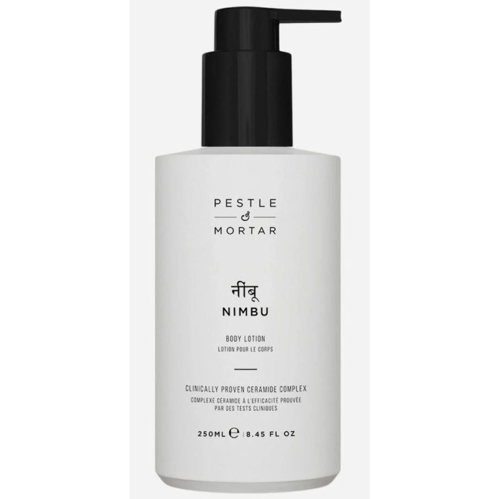 Pestle & mortar clinically proven ceramide complex body lotion nimbu 250ml (minus pumpe)