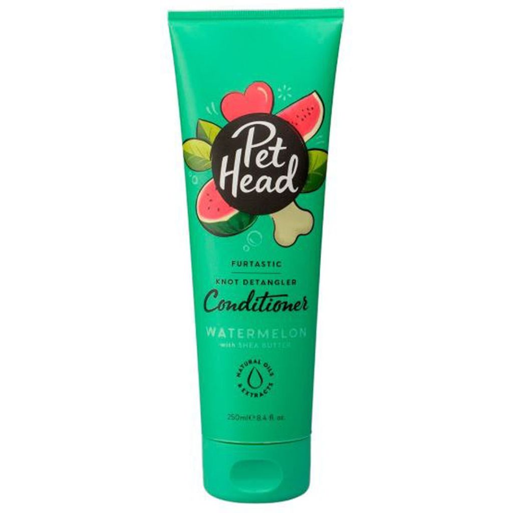 Pet head furtastic knot detangler conditioner watermelon with shea butter til hunde 250ml