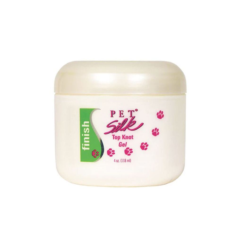 Pet silk finish top knot gel 118ml