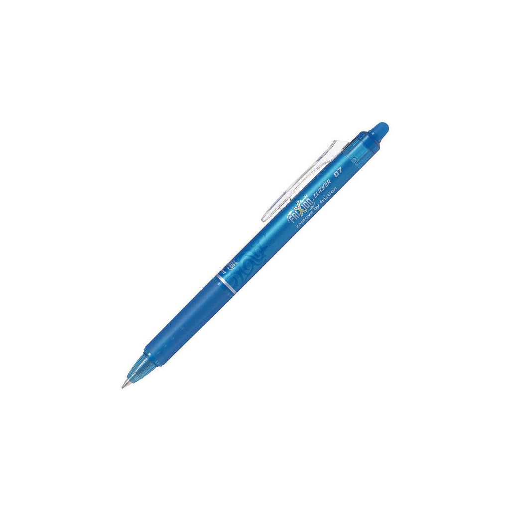 Pilot frixion ball clicker 0,7mm fine write remove BLRT-FR7 light blue 12stk.