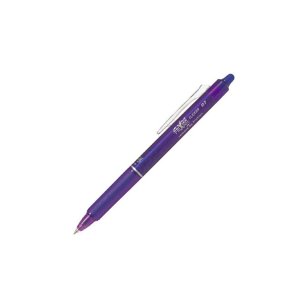 Pilot frixion ball clicker 0,7mm fine write remove BLRT-FR7 violet blue 12stk.