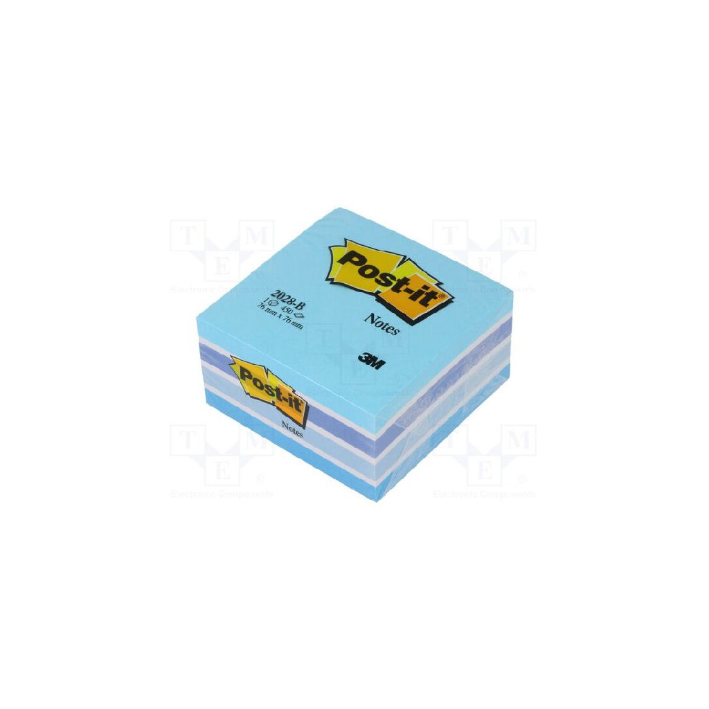 Post-it notes 76x76mm 450 ark mixfarvet 2028-B