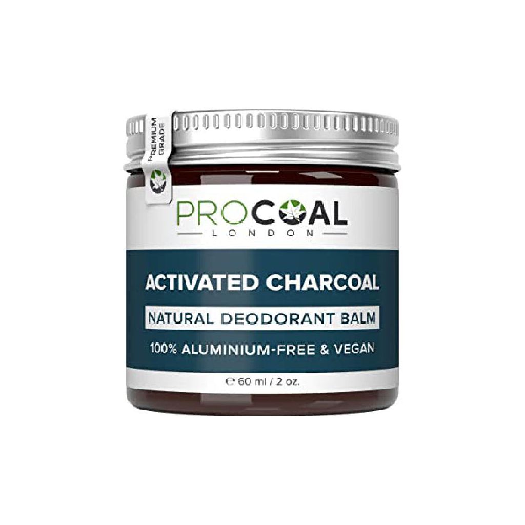 Procoal london activated charcoal natural deodorant balm 60ml