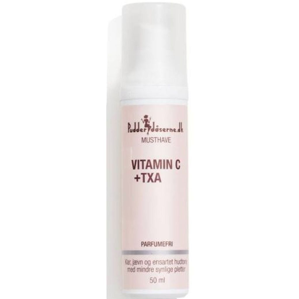 Pudderdåserne musthave vitamin C + TXA parfumefri 50ml