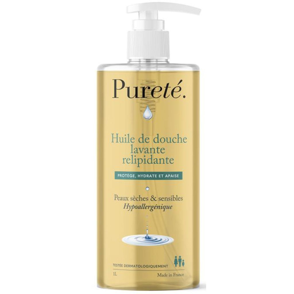 Pureté huile de douche lavante relipidante 1L