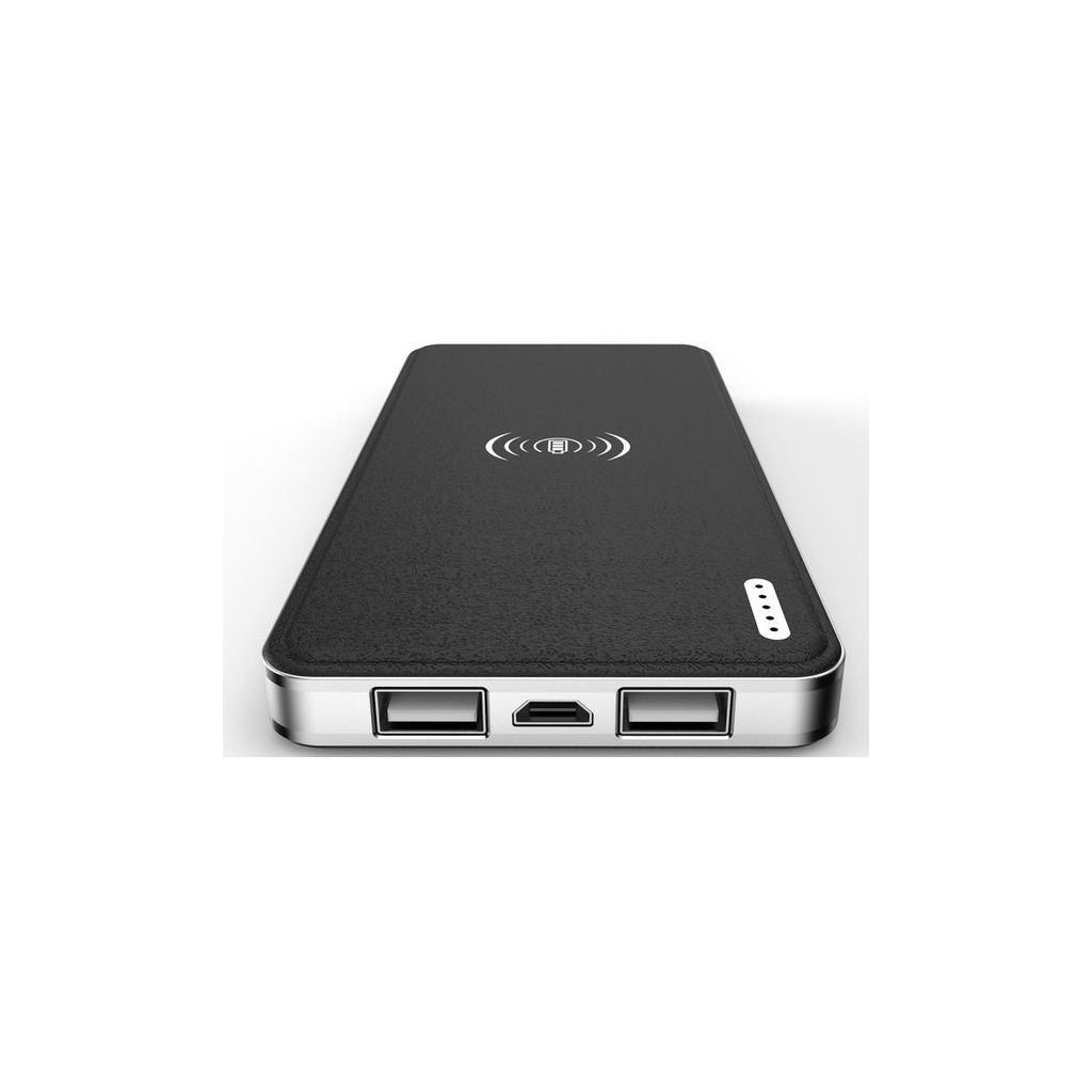 Qi wireless charging power bank 10000mah