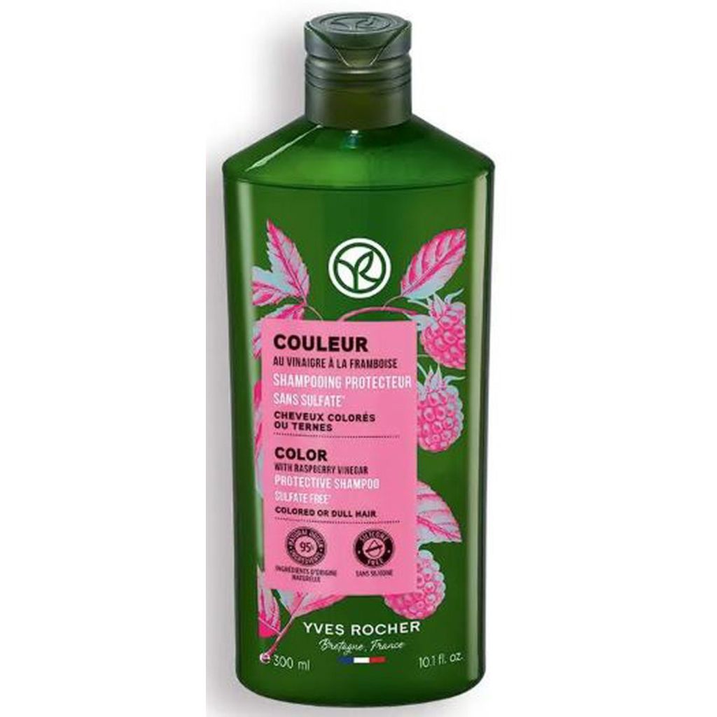 Yves rocher color protective shampoo with raspberry vinegar 300ml
