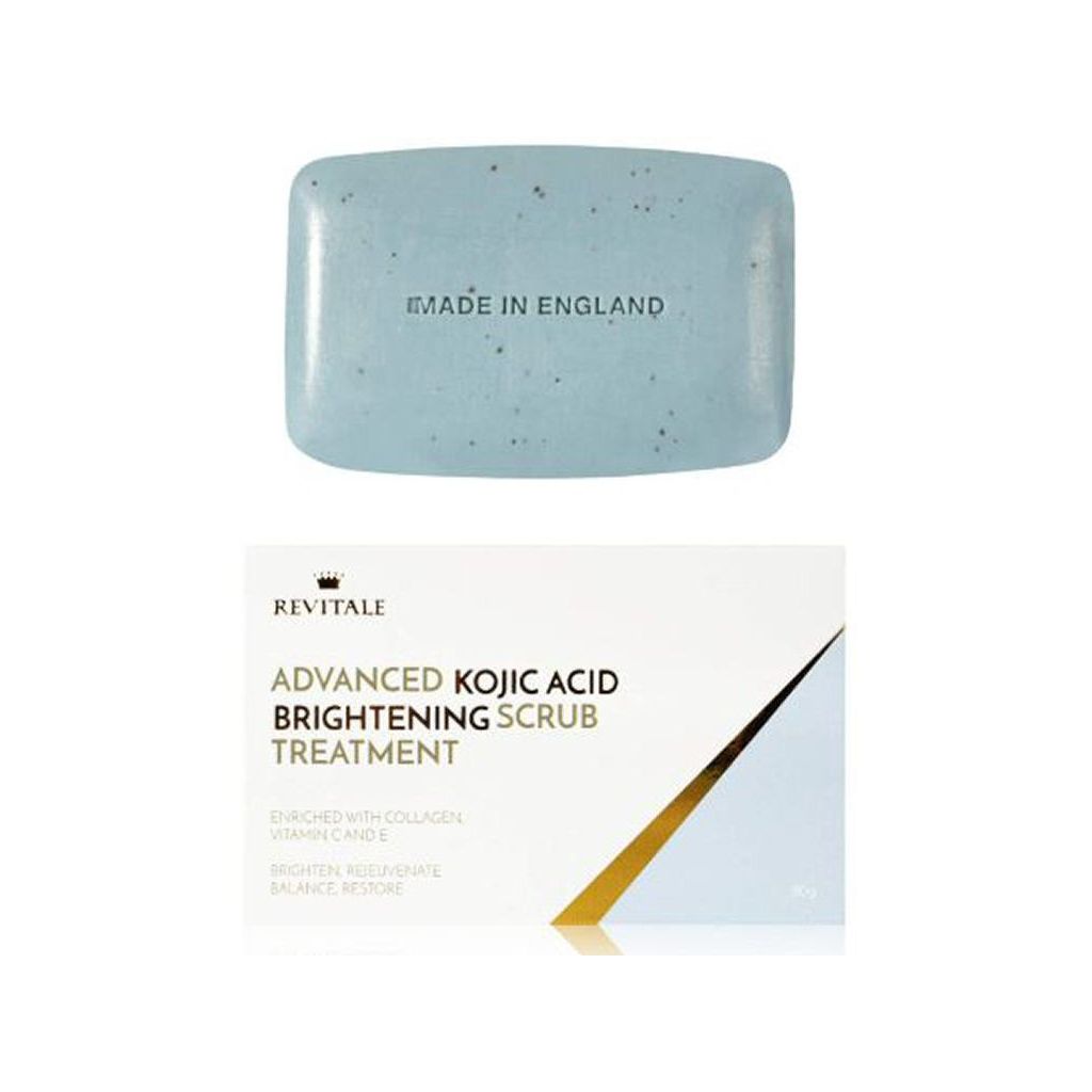 Revitale advanced kojic acid brightening scrub treatment 80g