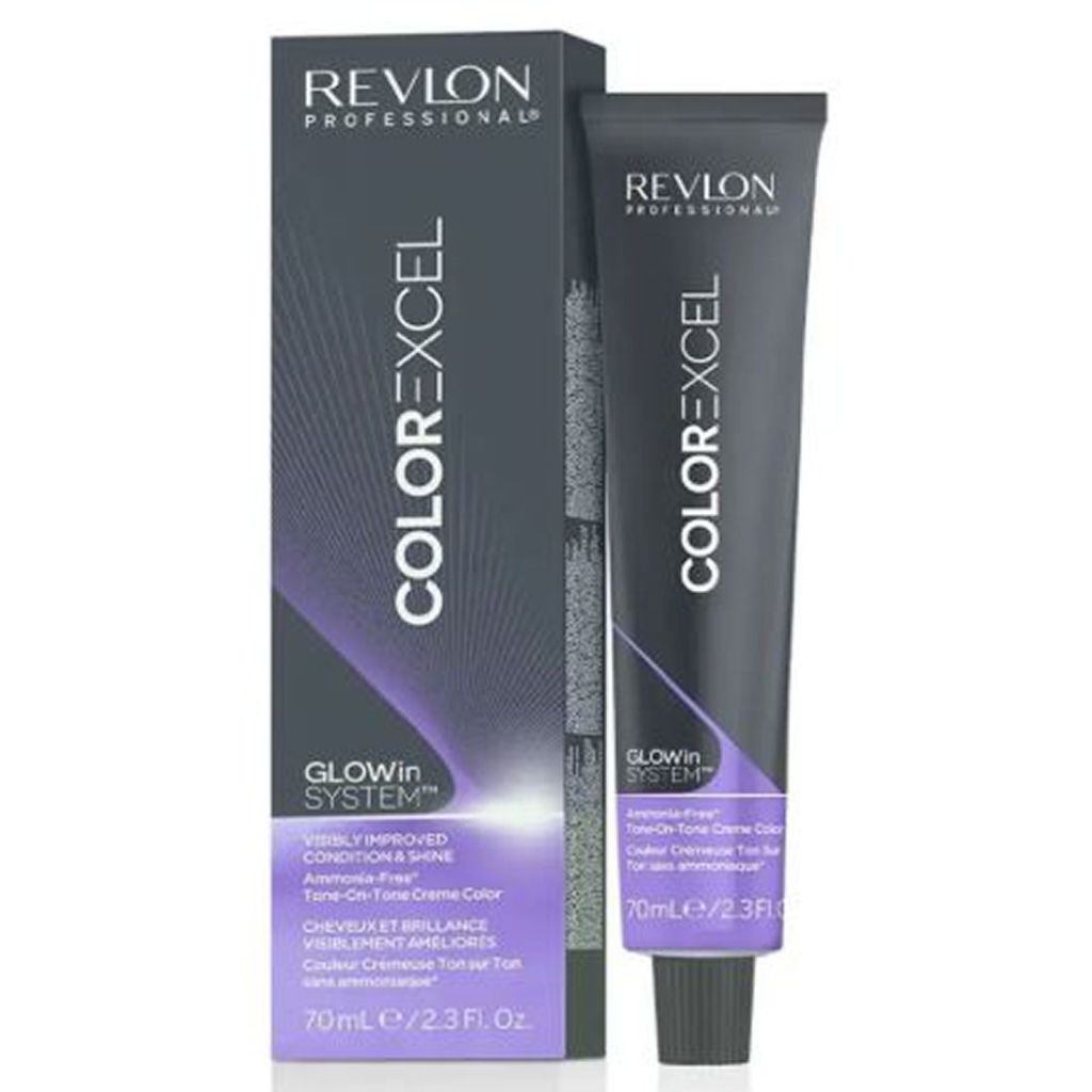 Revlon professional color excel glowin system 7.41 dark chestnut ash blonde 70ml
