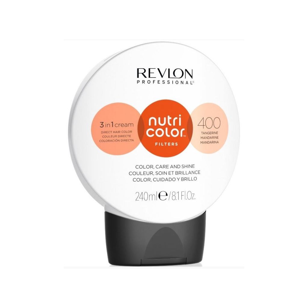 Revlon professional nutri color filters 3 in 1 cream direct hair color 400 tangerine 240ml