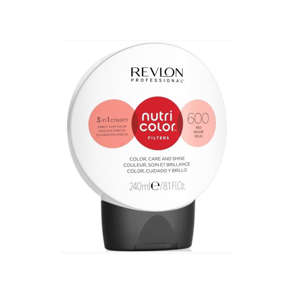 Revlon professional nutri color filters 3 in 1 cream direct hair color 600 red 240ml