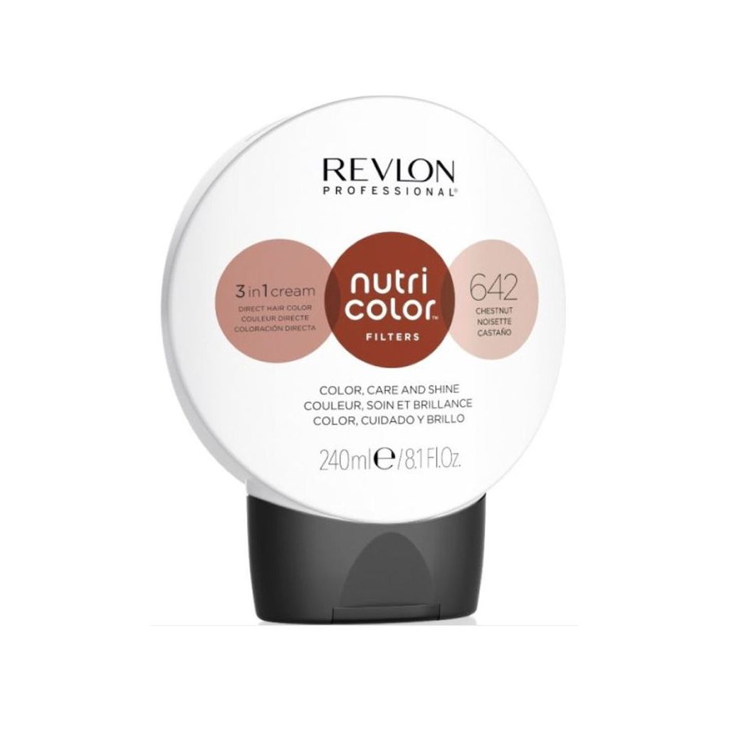 Revlon professional nutri color filters 3 in 1 cream direct hair color 642 chestnut 240ml