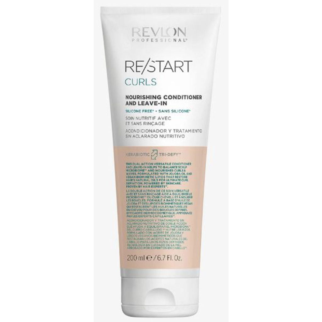 Revlon professional restart curls nourishing conditioner and leave-in 200ml