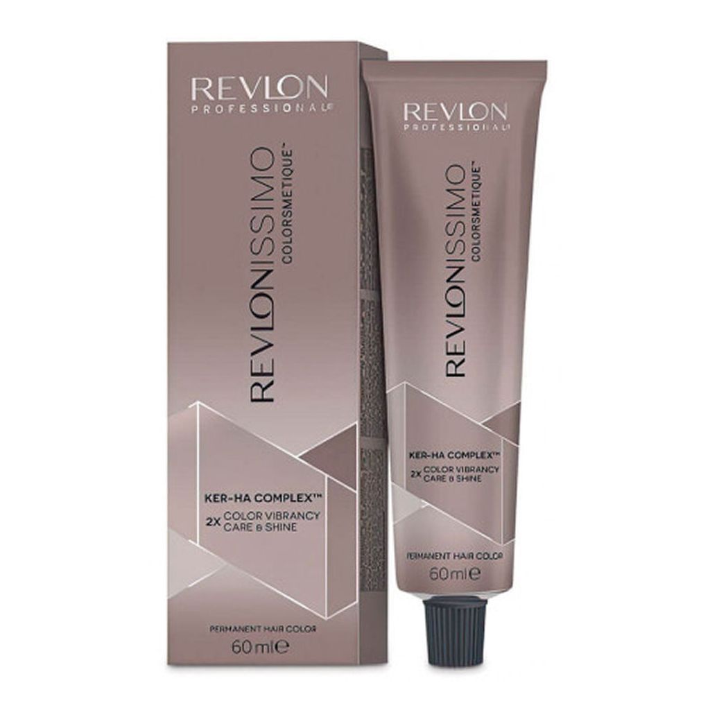 Revlon revlonissimo colorsmetique ker-ha complex permanent hair color 7.41 medium chestnut ash blonde 60ml