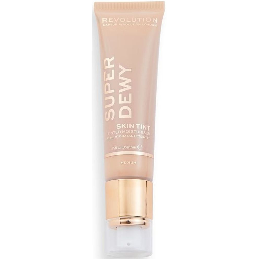 Revolution makeup london super dewy skin tint medium 55ml