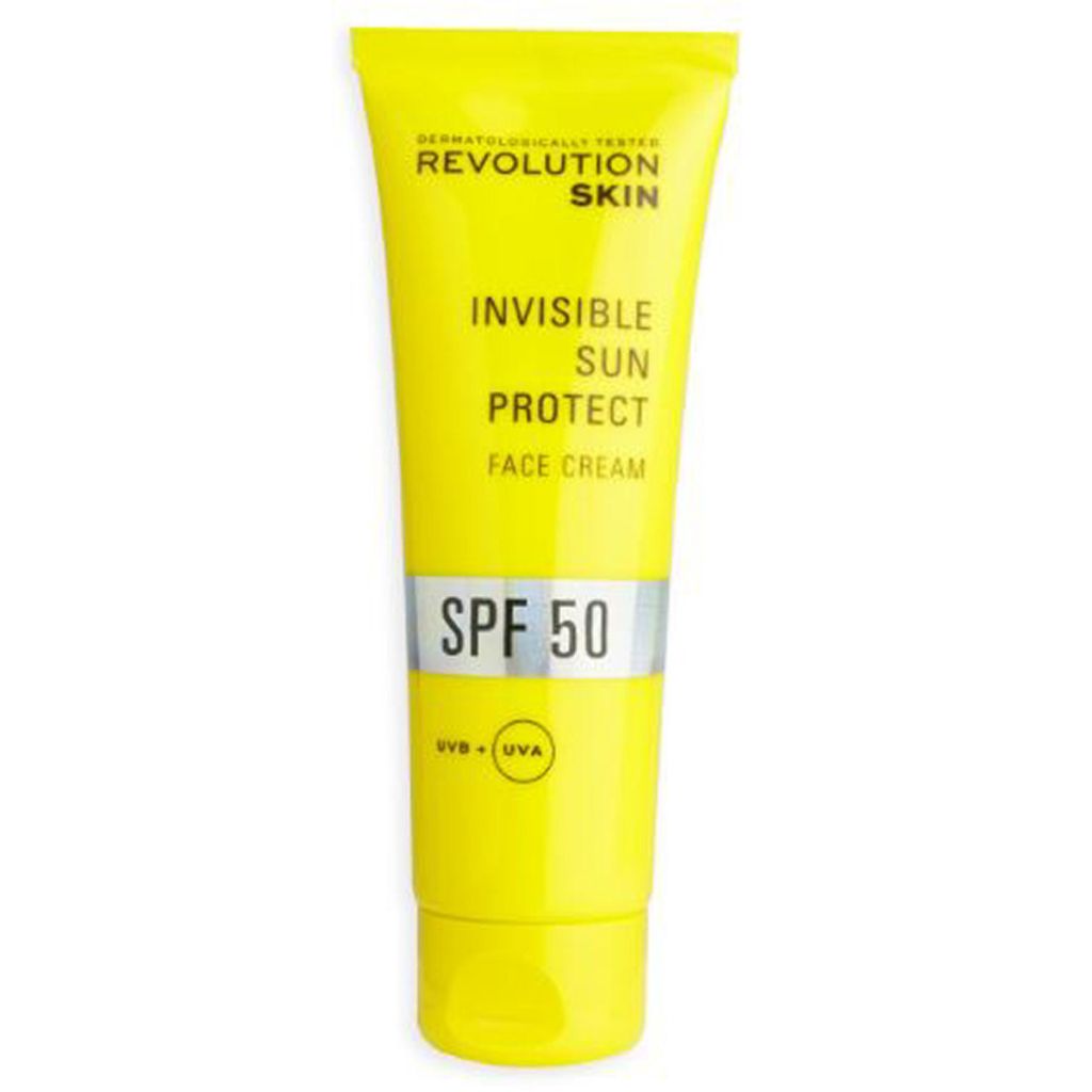 Revolution skin invisible sun protect face cream SPF50 high protection 50ml