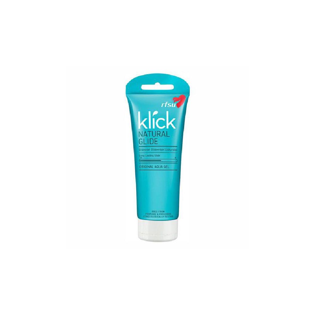 Rfsu klick natural glide glidemiddel waterbased 100ml