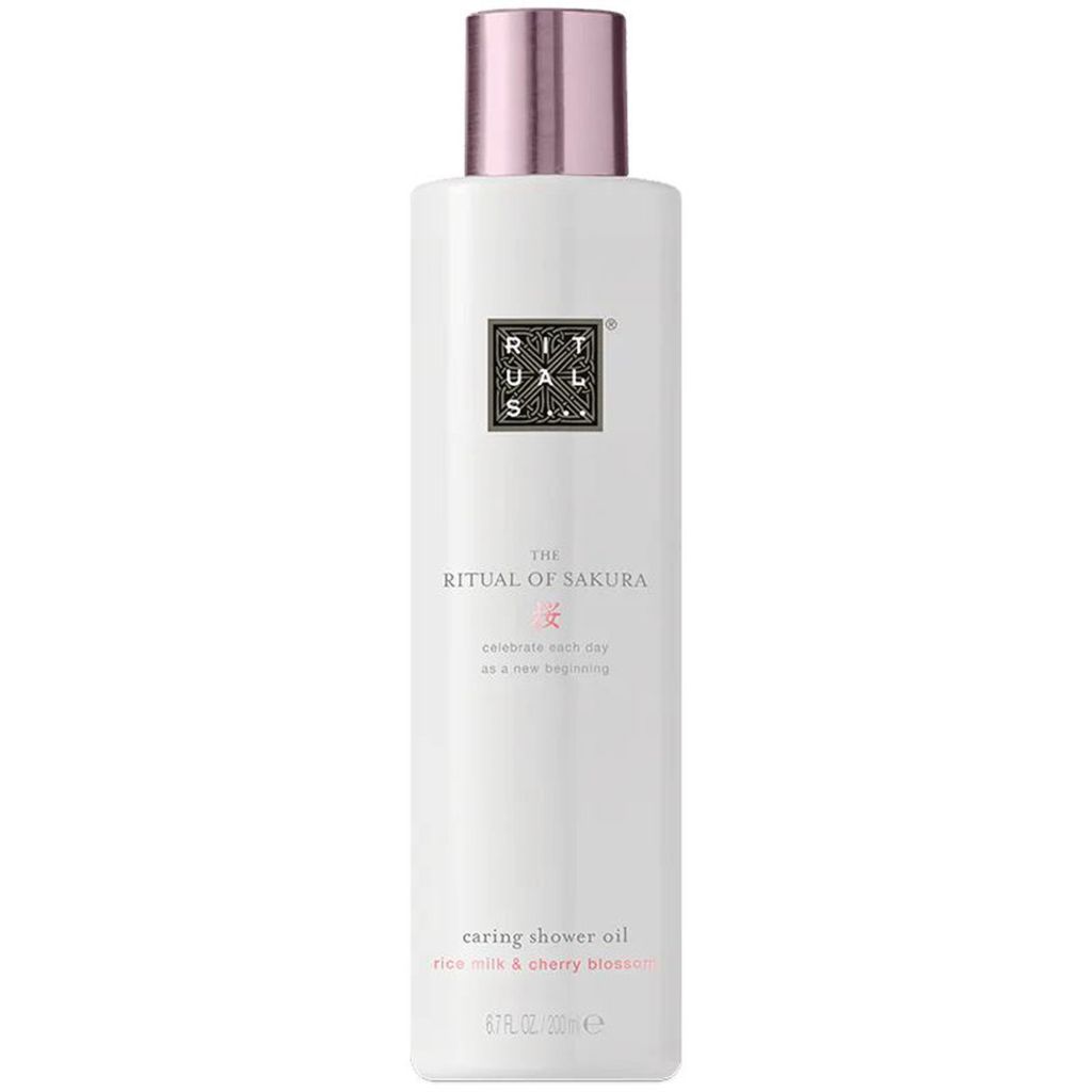 Rituals the ritual of sakura caring shower oil rice milk & cherry blossom 200ml