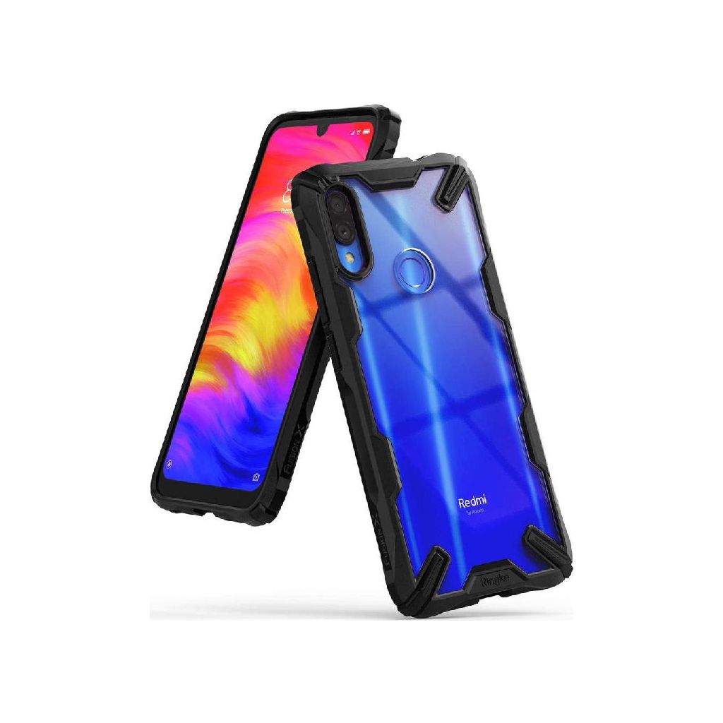 Ringke fusion X hybrid cover black for xiaomi redmi note 7