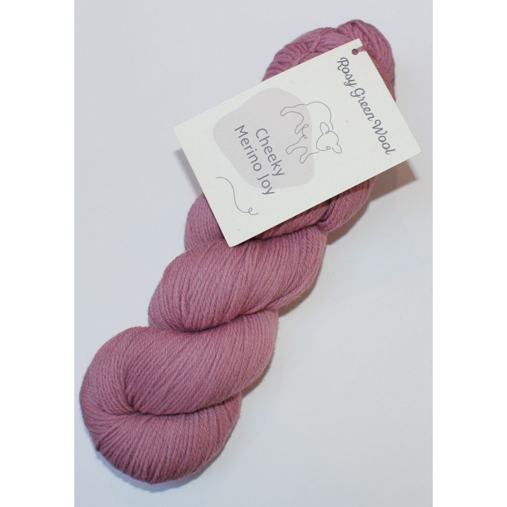 Rosy Green Wool - Rosa orkidee farve 138 - 100g