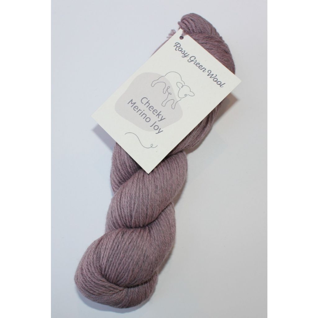 Rosy Green Wool - Melange gammelrosa farve 260 - 100g