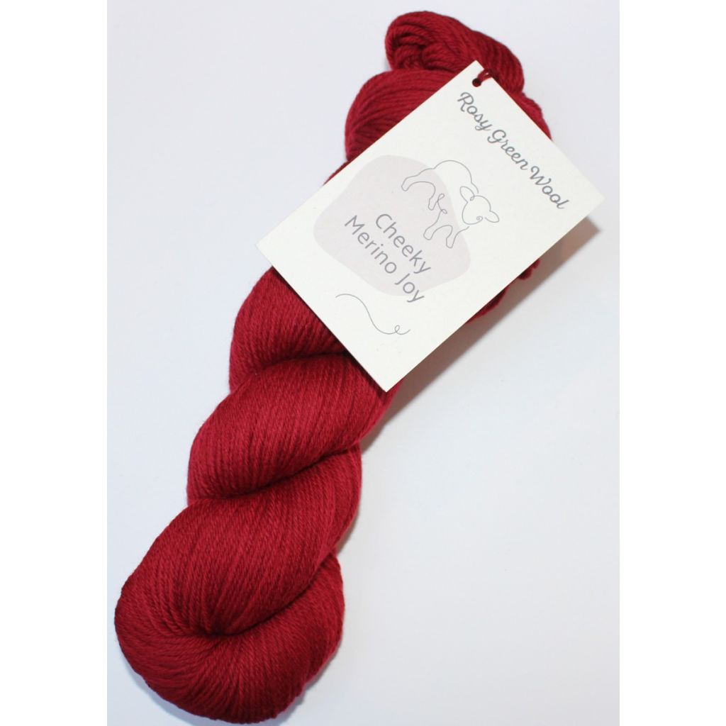Rosy Green Wool - Rubin farve 50 - 100g