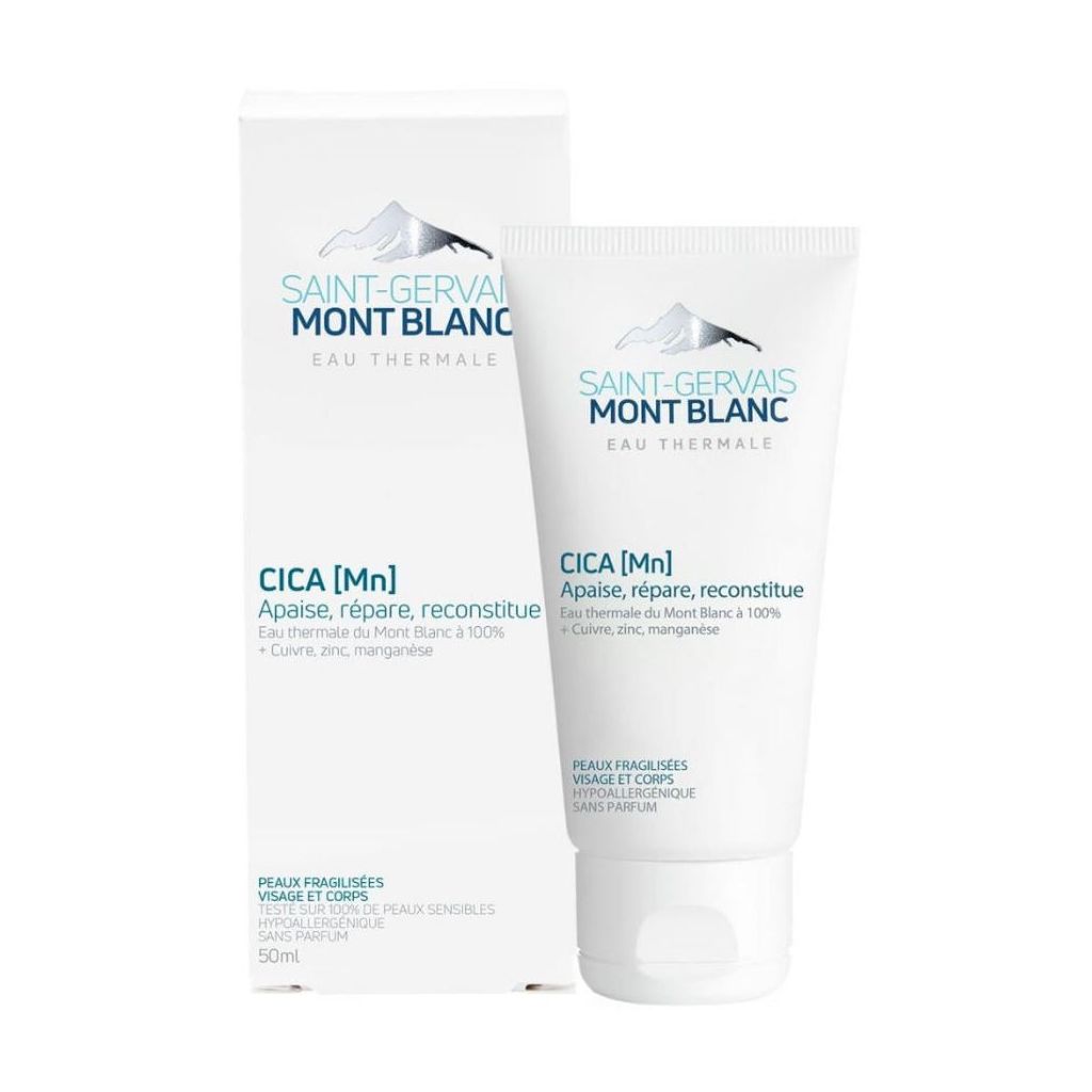 Saint-gervais mont blanc eau thermale CICA Mn face and body 50ml