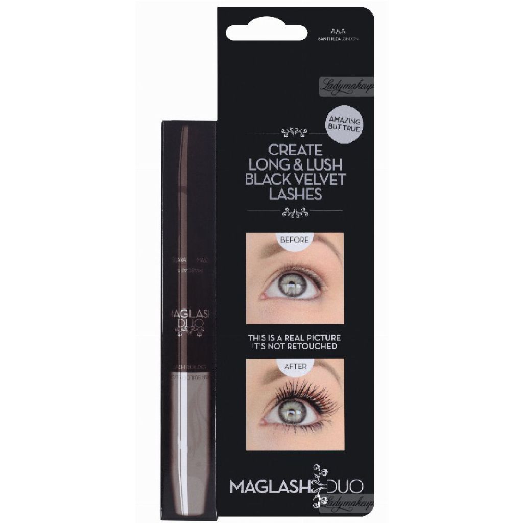 Santhilea london maglash duo create long & lush black velvet lashes
