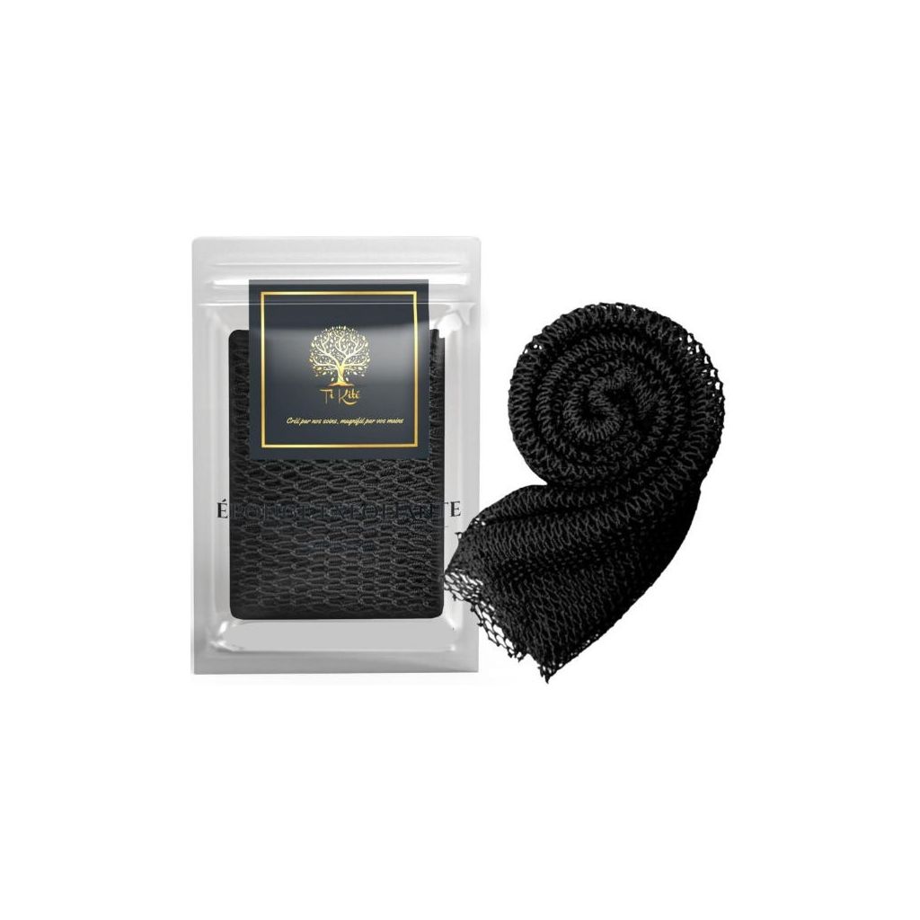 Sarhaana ti kité exfoaliating sponge black