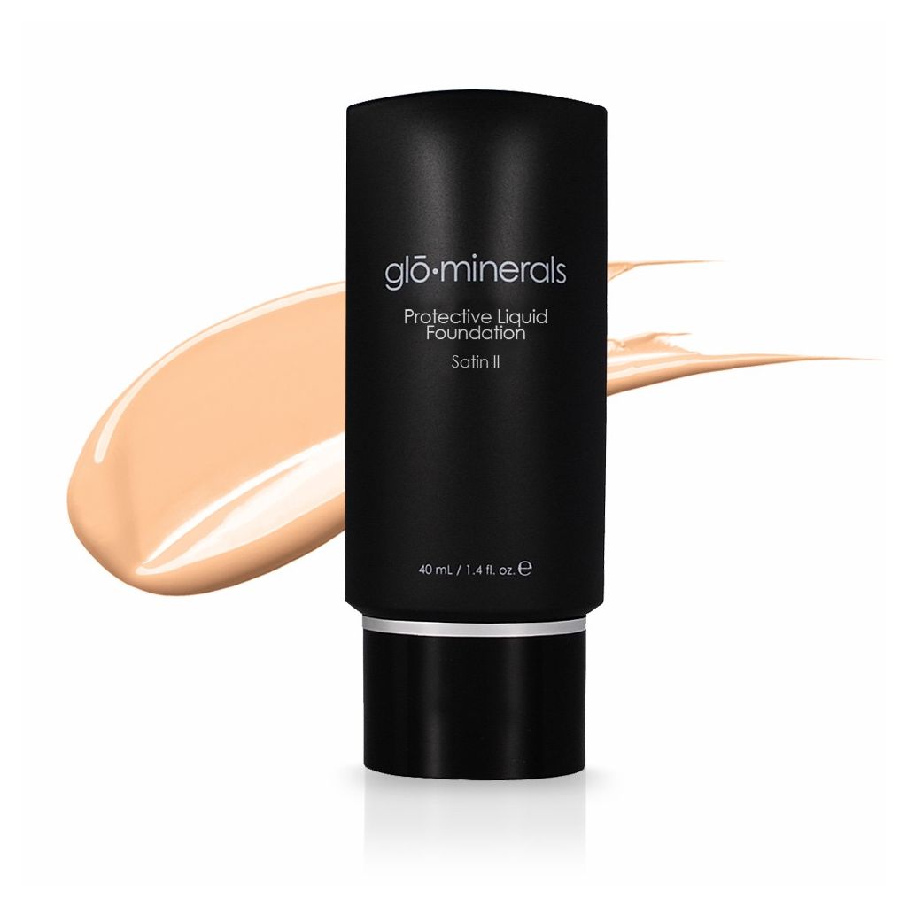 Glo minerals Protective liquid foundation satin ll golden fair 40ml