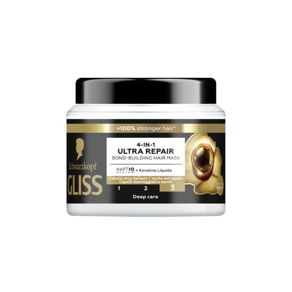 Schwarzkopf gliss 4-in-1 repair bond-building hair mask 400ml