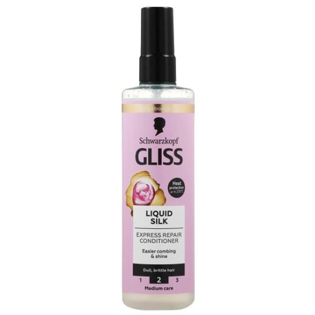 Schwarzkopf gliss liquid silk express repair conditioner medium care 200ml