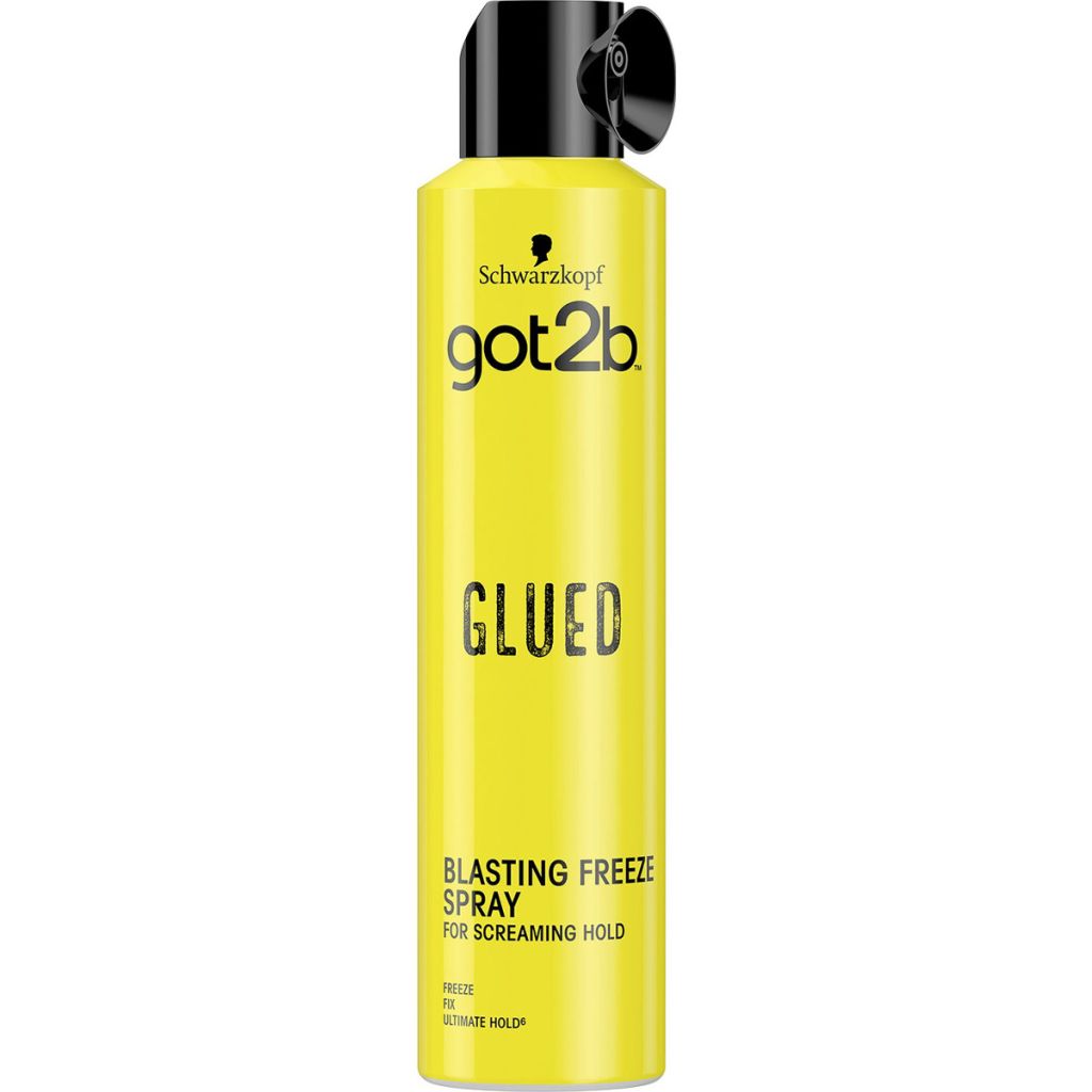 Schwarzkopf got2b glued blasting freeze spray for screaming hold 300ml