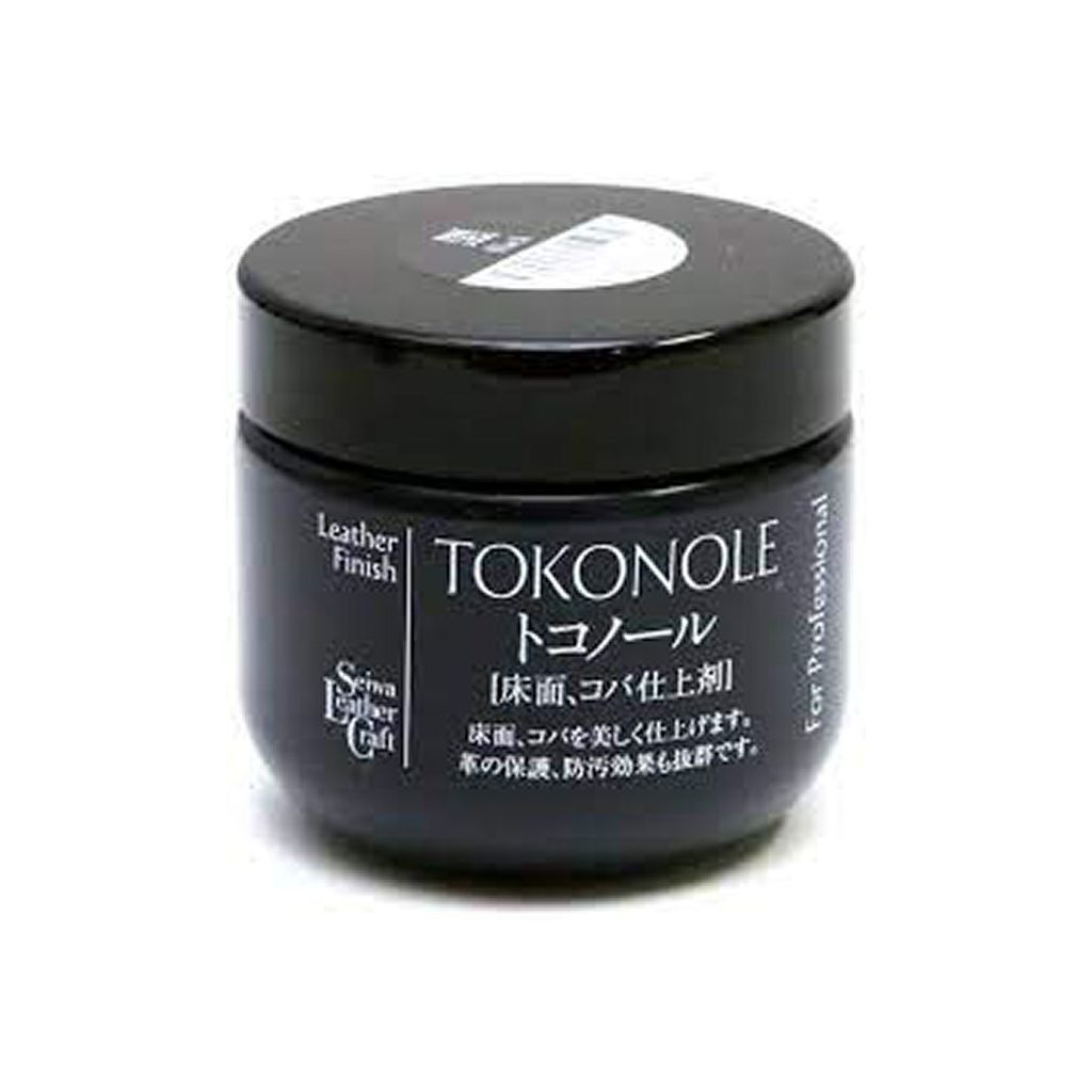 Seiwa leather craft tokonole leather finish black 120g