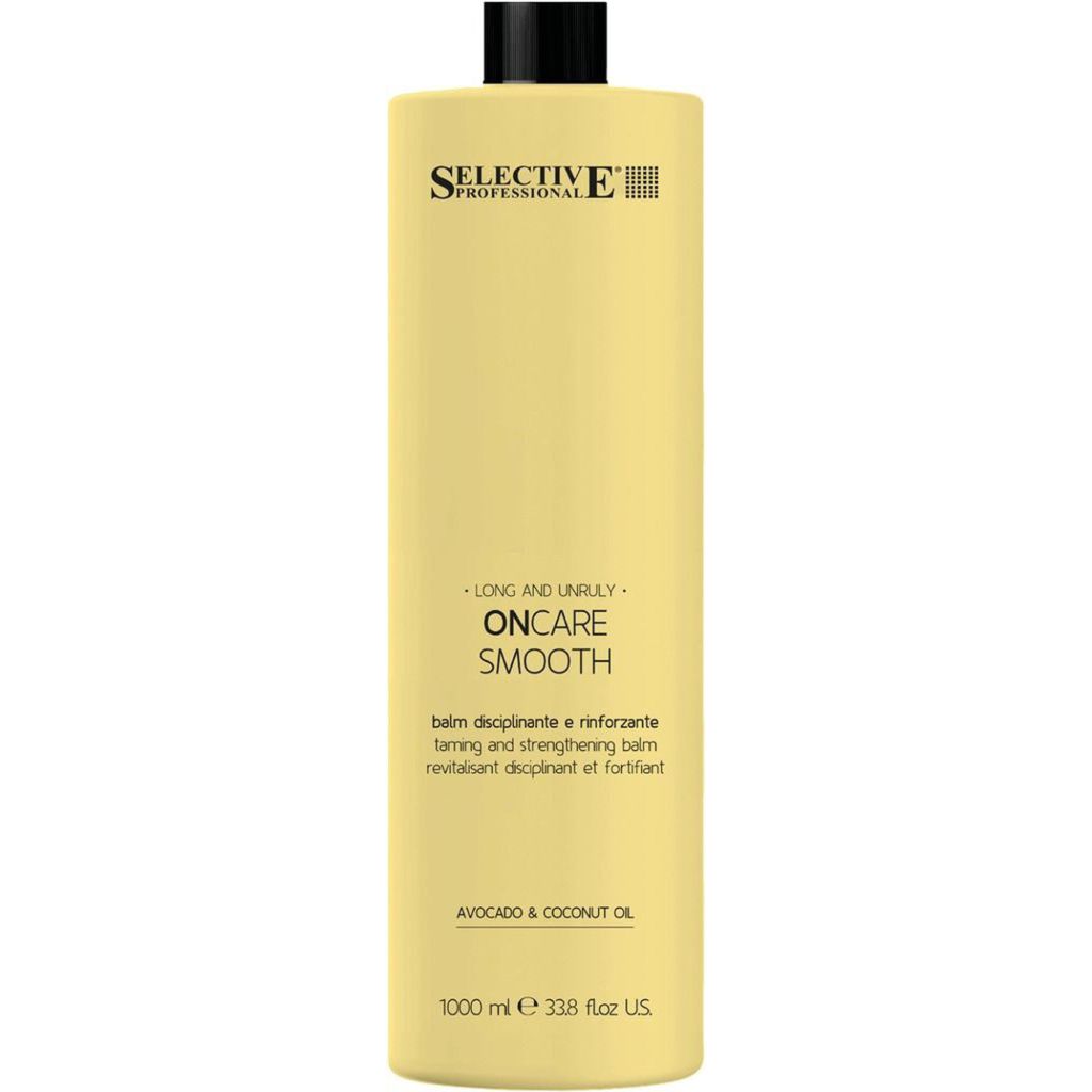 Selective professional long and unruly oncare smooth taming and strengthening balm avocado & coconut oil 1L