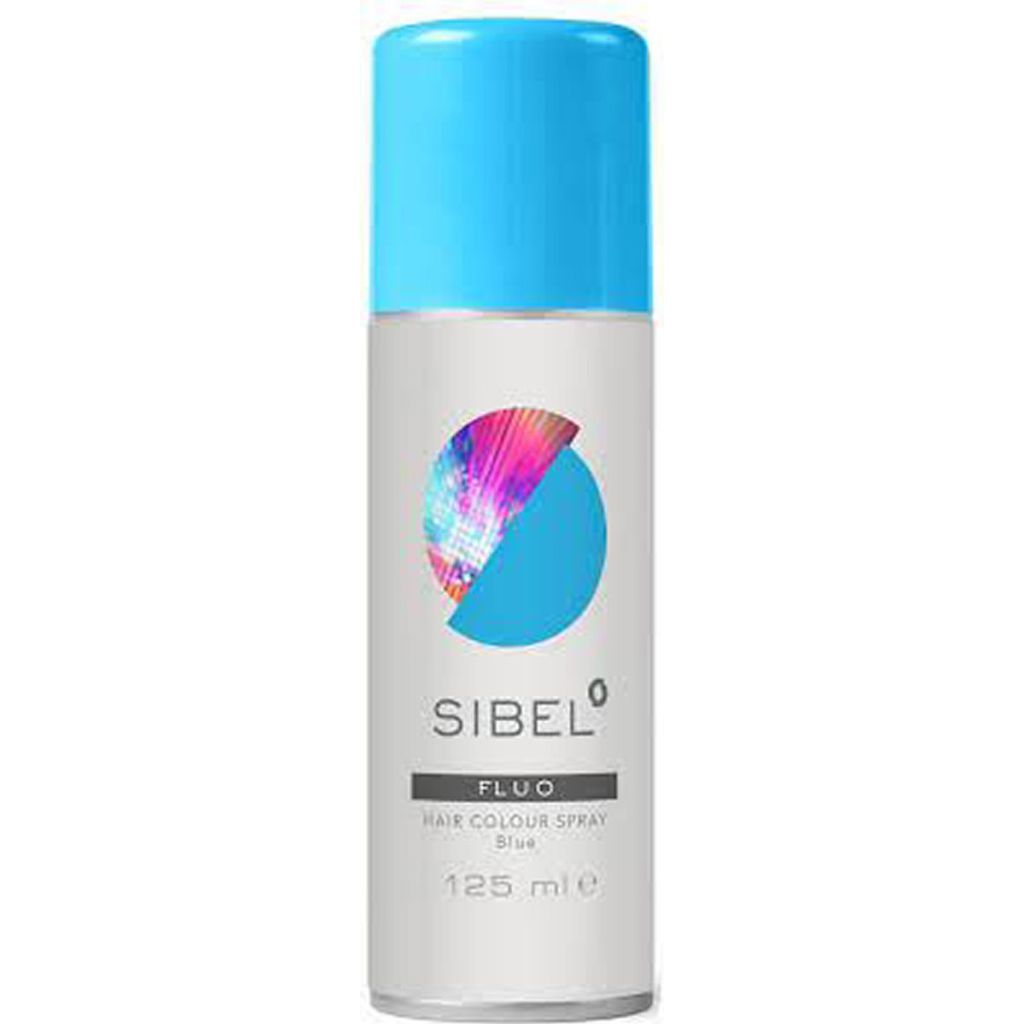 Sibel fluo hair colour spray blue 125ml (dato)