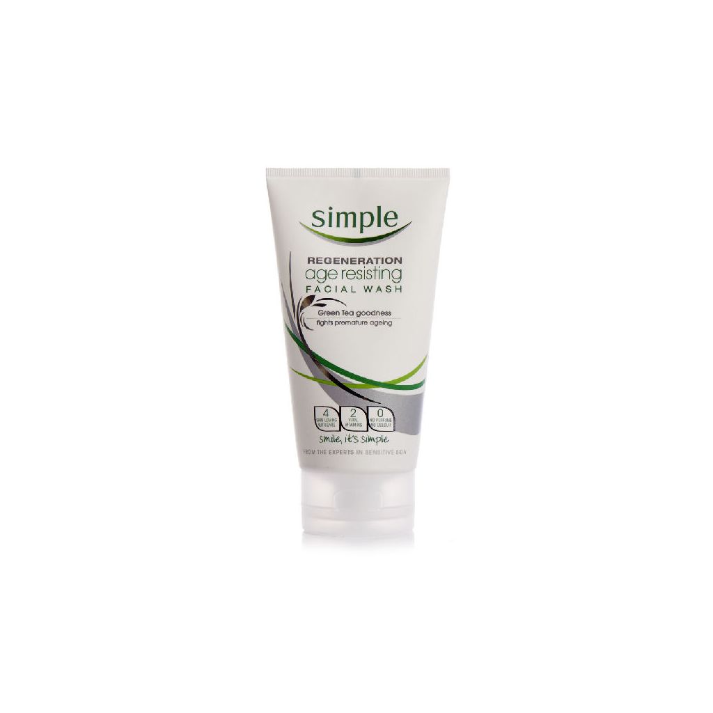 Simple regeneration age resisting facial wash 150ml